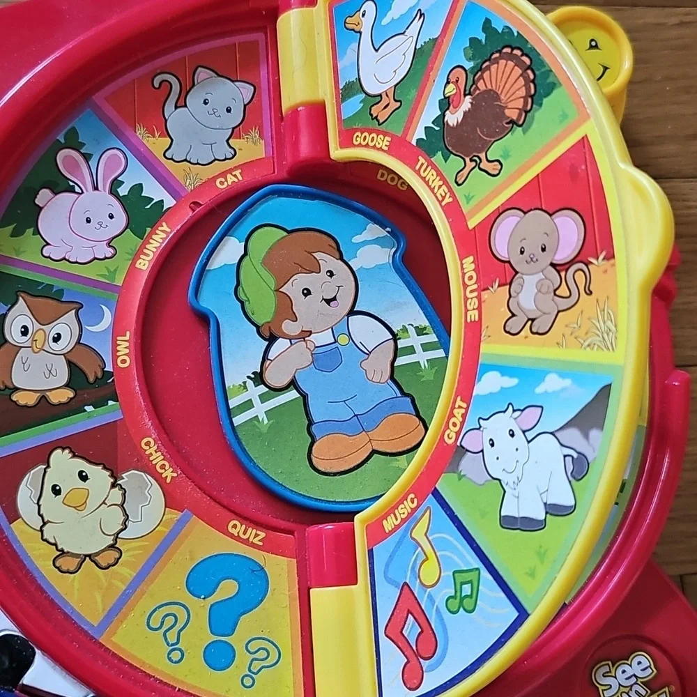 2003 Mattel See 'n Say The Farmer Says Learning Game Animal Sounds Toddler Toy